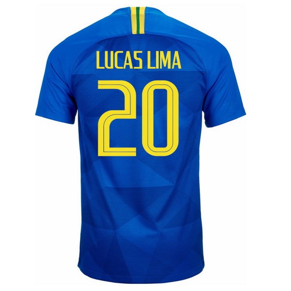 Camiseta Brasil 2ª Lucaslima 2018 Azul